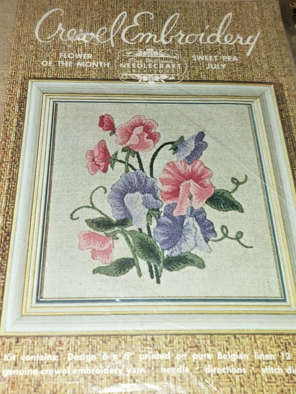 Vintage Elsa Williams Needlecraft Crewel Embroidery Kit